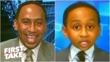 Stephen A. reacts to BABY First Take