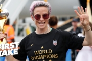 Pay equality at the forefront of the USWNT parade | First Take
