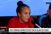 US Women’s football team calls for pay equality