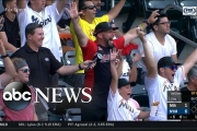 Father stops mid-interview to celebrate after son hits MLB home run