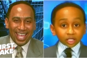 Stephen A. reacts to BABY First Take