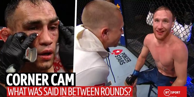 Corner Cam: What Ferguson and Gaethje’s coaches said to the fighters between rounds