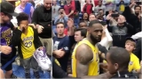 LeBron brings a kid to tears after he gifts him his game shoes in NOLA