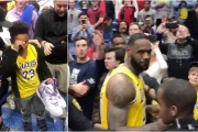 LeBron brings a kid to tears after he gifts him his game shoes in NOLA