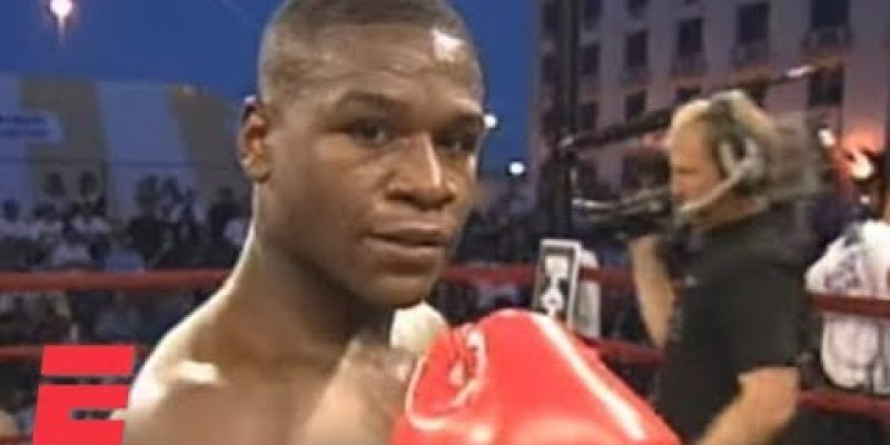 Floyd Mayweather wins his pro boxing debut by knockout in 1996 | ESPN Archive